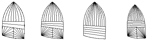 radiale en tri-radiale spinnakers